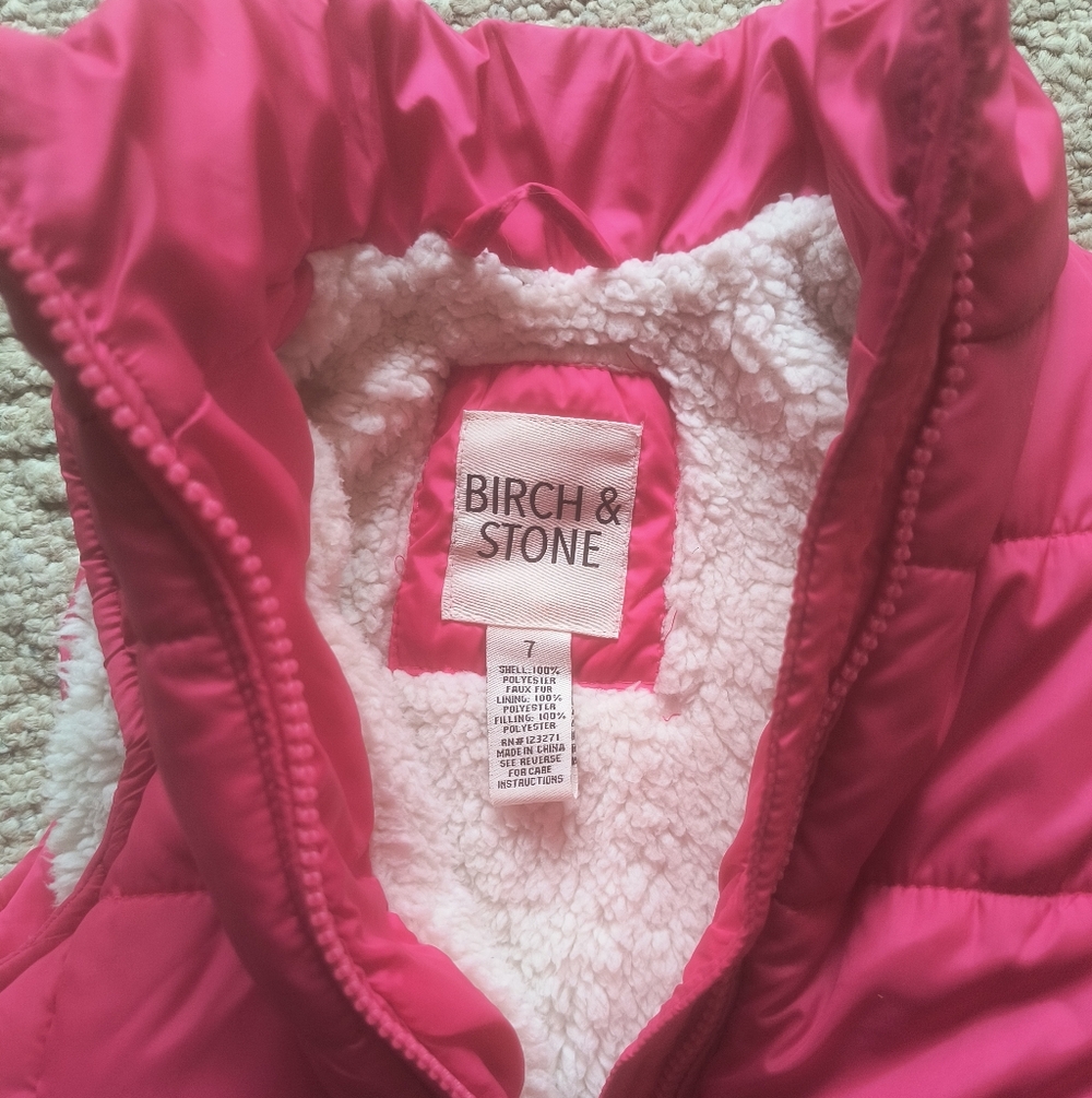 Pink Puffer Vest - Picture 3 of 3
